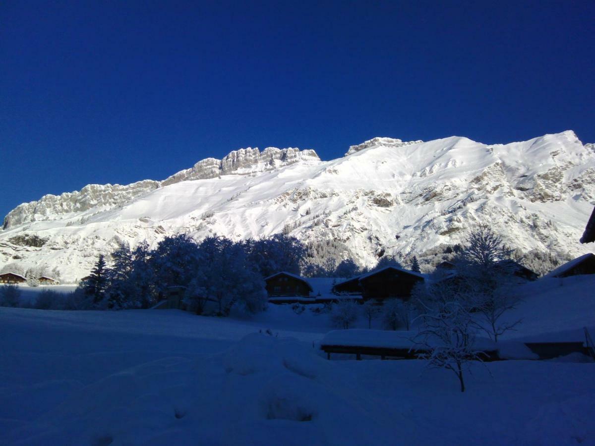Les Fenetres Du Mont Blanc Daire La Giettaz Dış mekan fotoğraf
